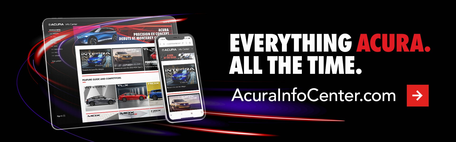 Everything Acura. All The Time. Acura Info Center