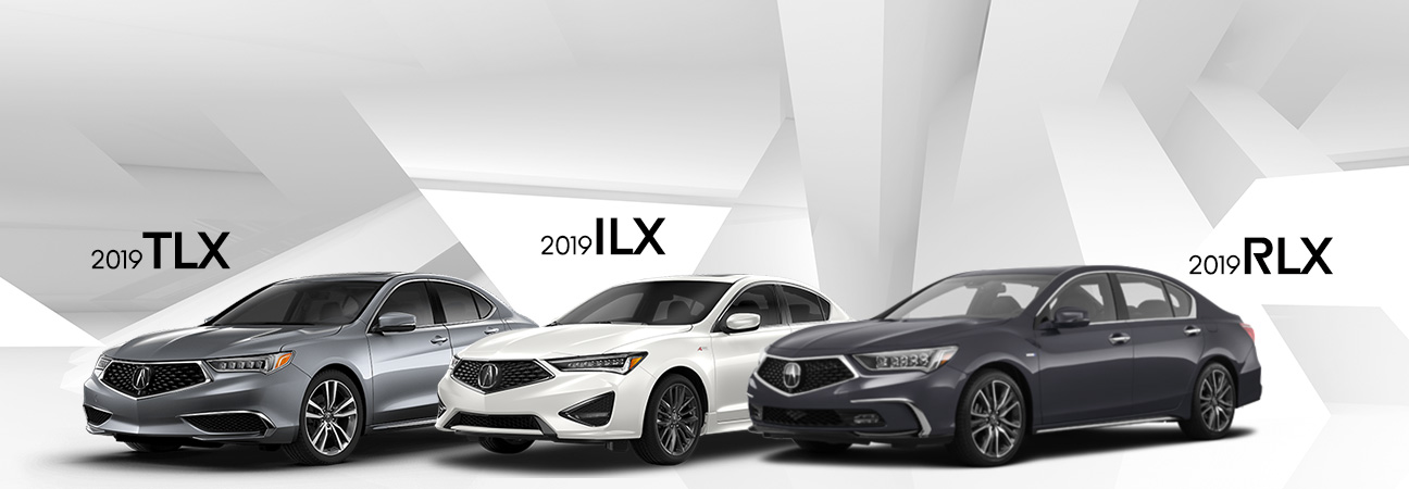 Acura TLX, ILX, and RLX