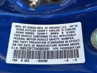 2017 Honda Civic EX
