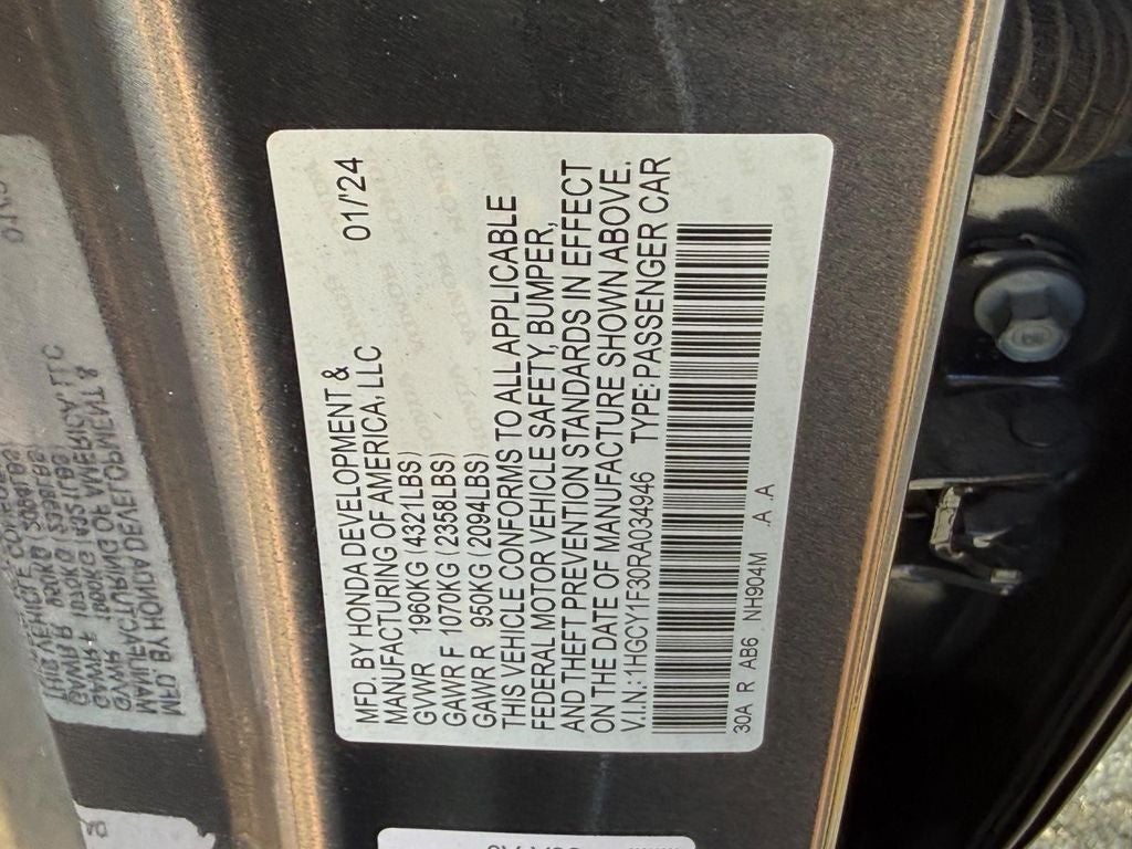 2024 Honda Accord EX