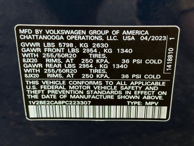2023 Volkswagen Atlas Cross Sport 3.6L V6 SEL