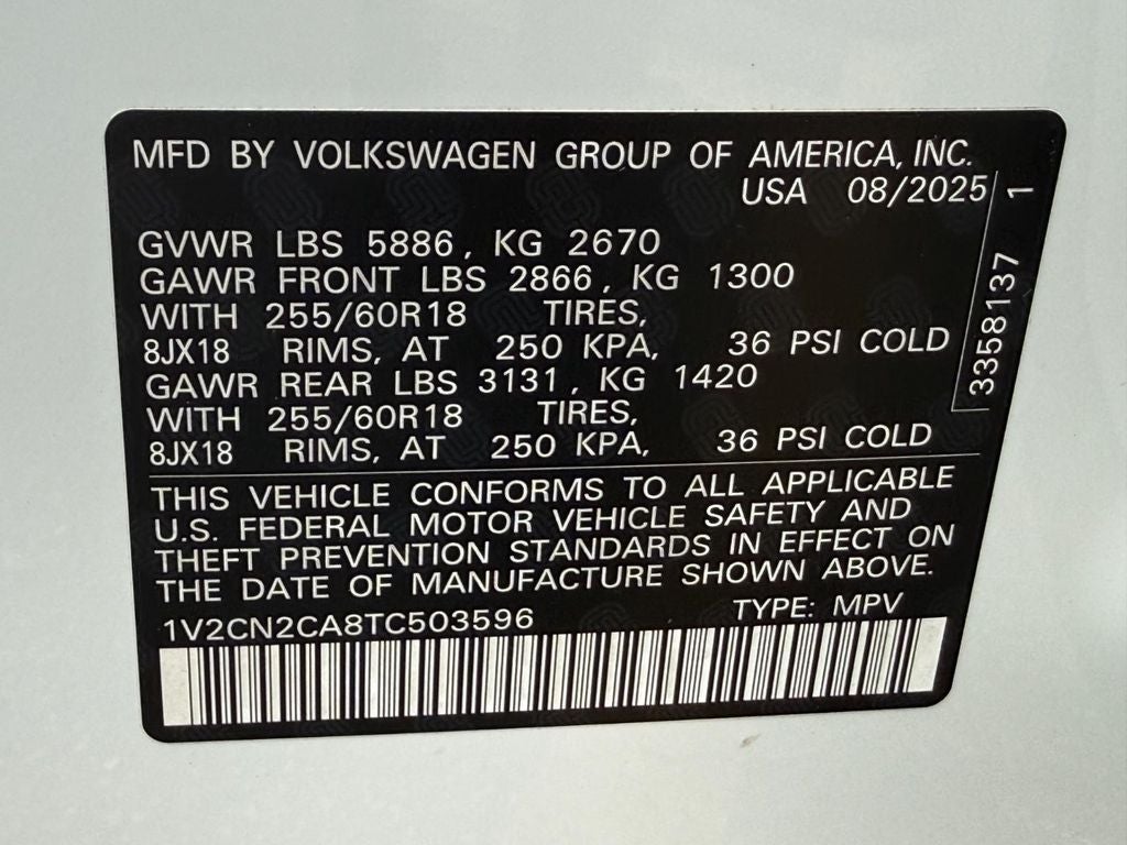 2026 Volkswagen Atlas Peak Edition