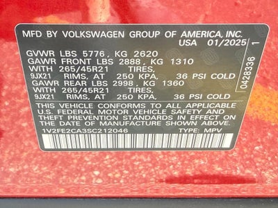 2025 Volkswagen Atlas Cross Sport 2.0T SEL Premium R-Line