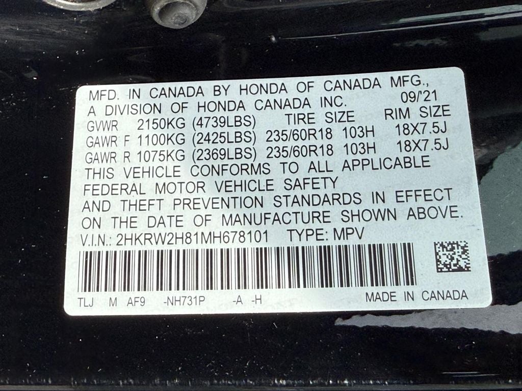 2021 Honda CR-V EX-L