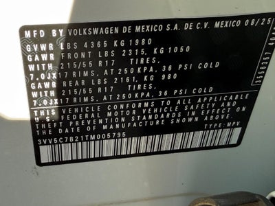 2026 Volkswagen Taos 1.5T S