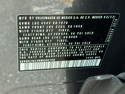 2022 Volkswagen Taos 1.5T S