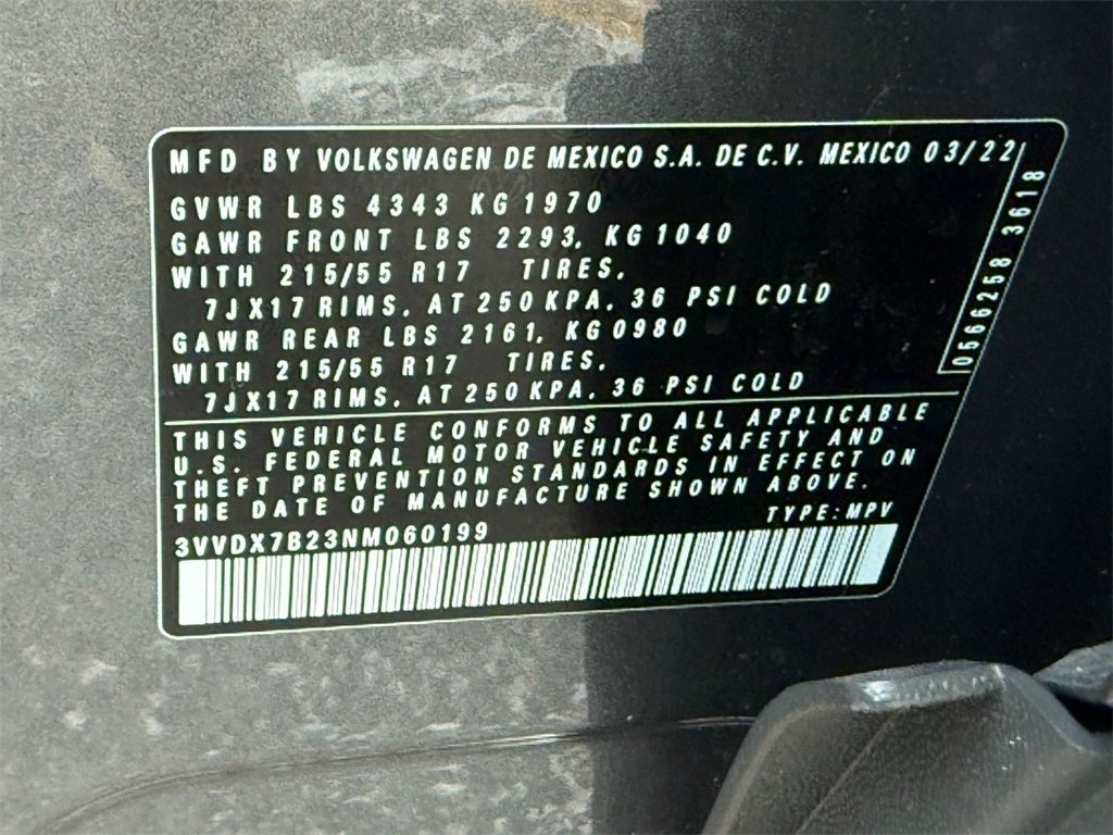 2022 Volkswagen Taos 1.5T S