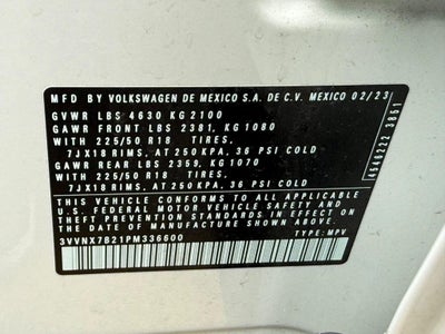 2023 Volkswagen Taos 1.5T SE
