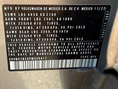 2023 Volkswagen Taos 1.5T SE