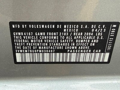 2023 Volkswagen Jetta 1.5T SE