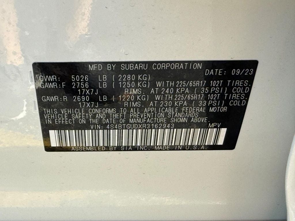2024 Subaru Outback Wilderness