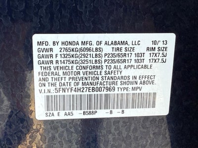 2014 Honda Pilot LX