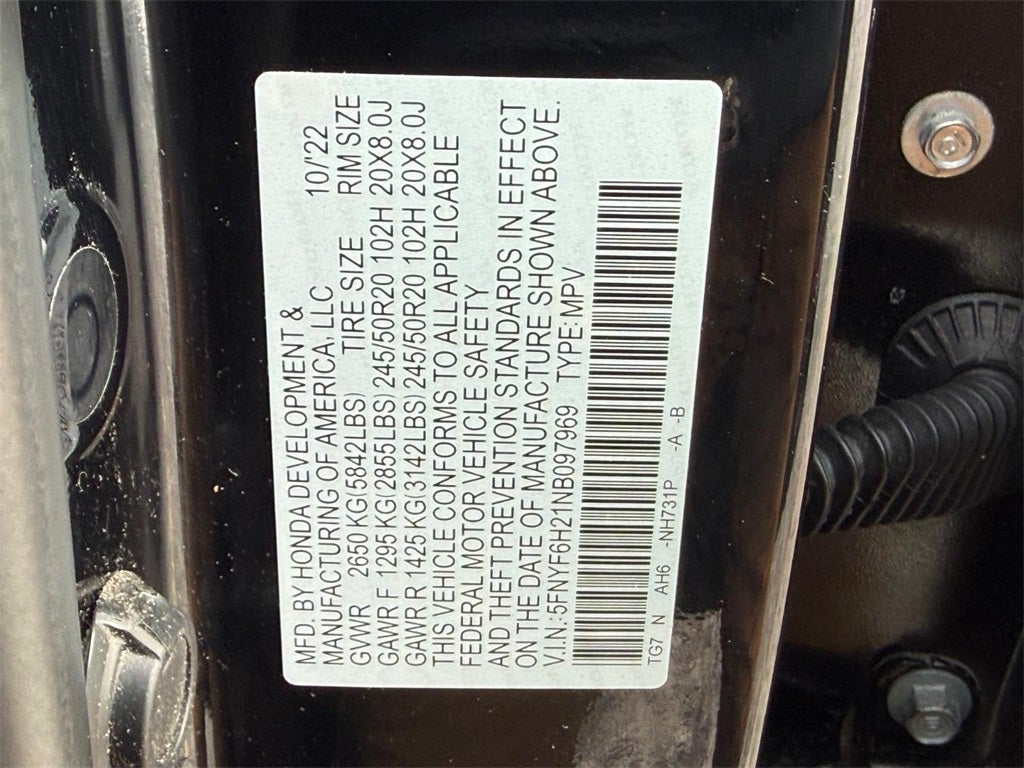 2022 Honda Pilot Special Edition