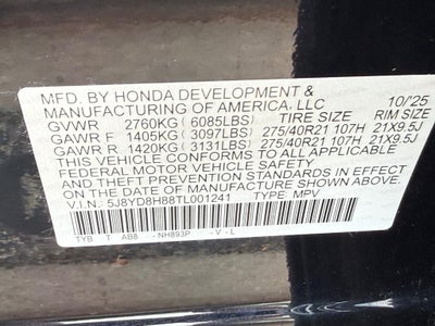 2026 Acura MDX Type S w/Advance Package SH-AWD