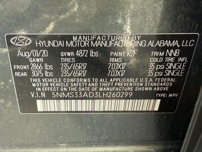 2020 Hyundai Santa Fe SEL