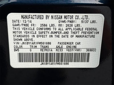 2015 INFINITI Q70 3.7X