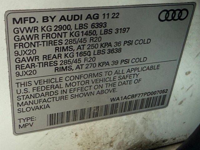 2023 Audi Q7 45 Premium quattro