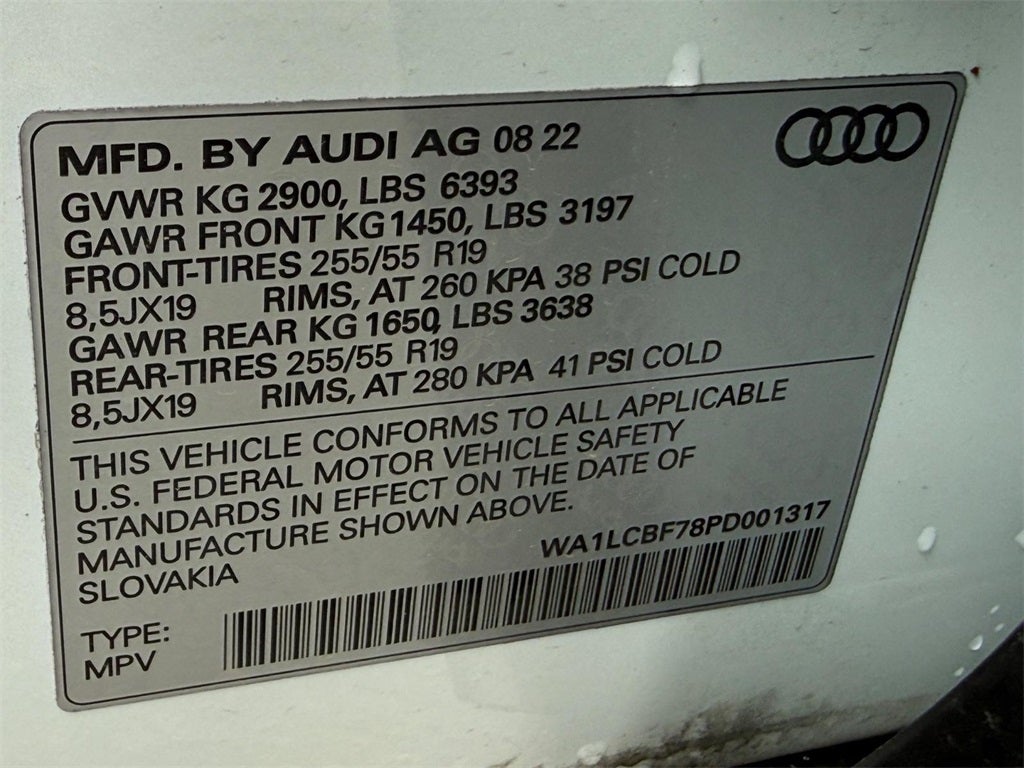 2023 Audi Q7 45 Premium Plus quattro