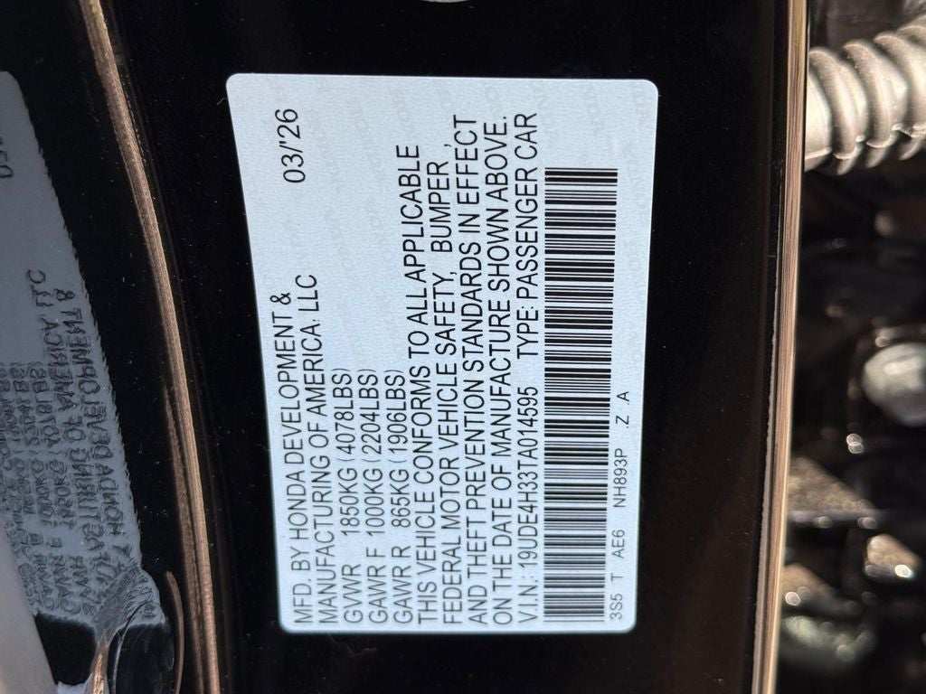 2026 Acura Integra A-Spec Package