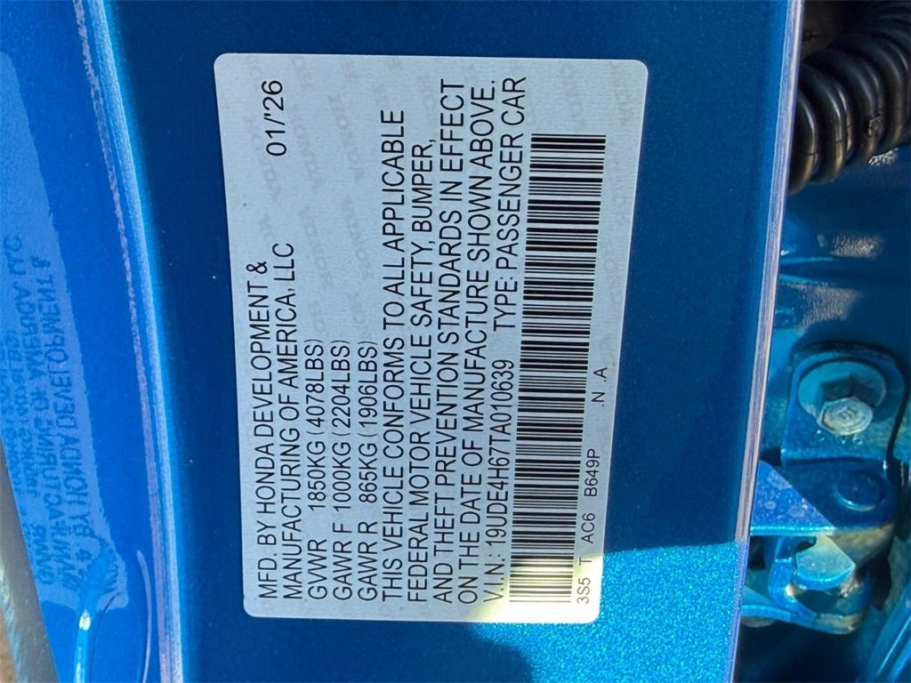 2026 Acura Integra A-Spec Tech Package