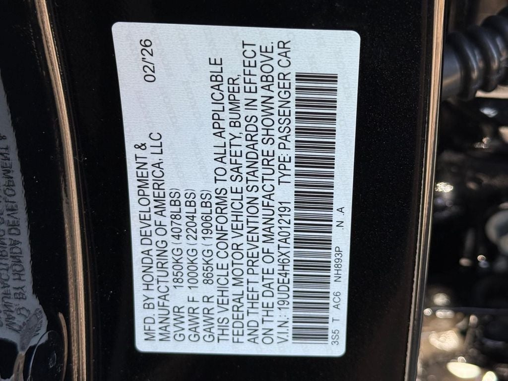 2026 Acura Integra A-Spec Tech Package