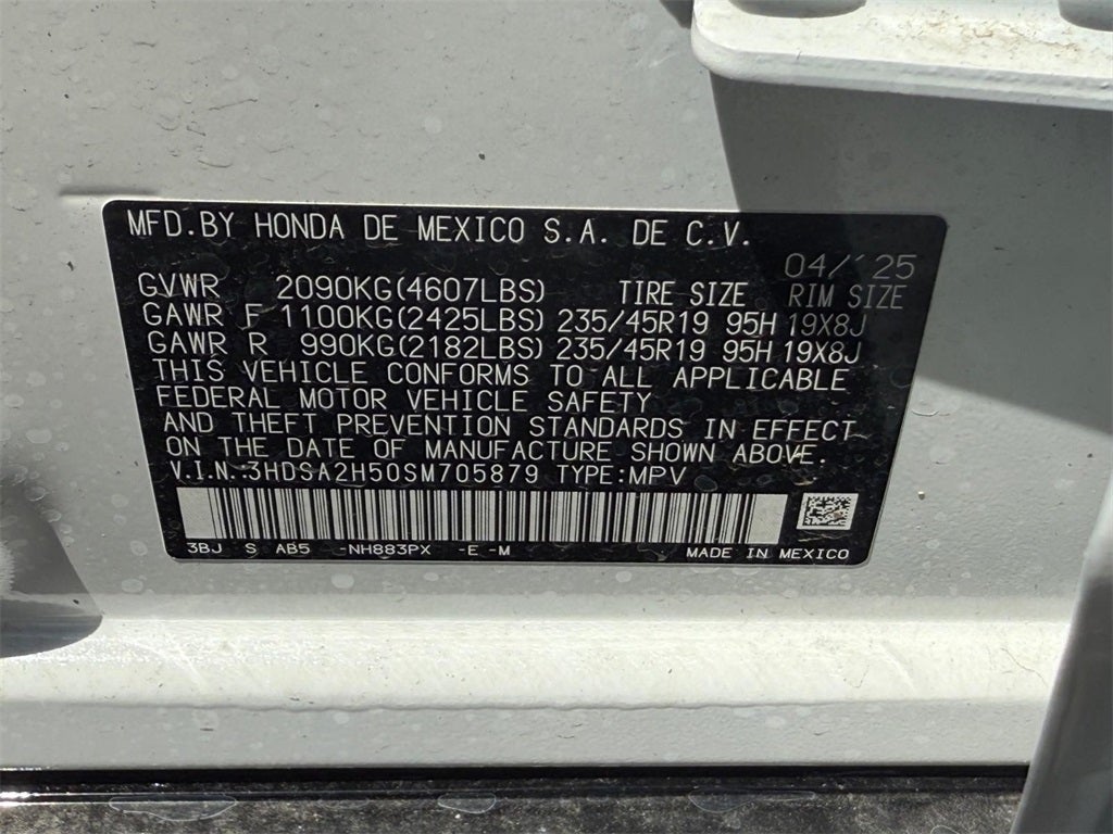 2025 Acura ADX A-Spec Package