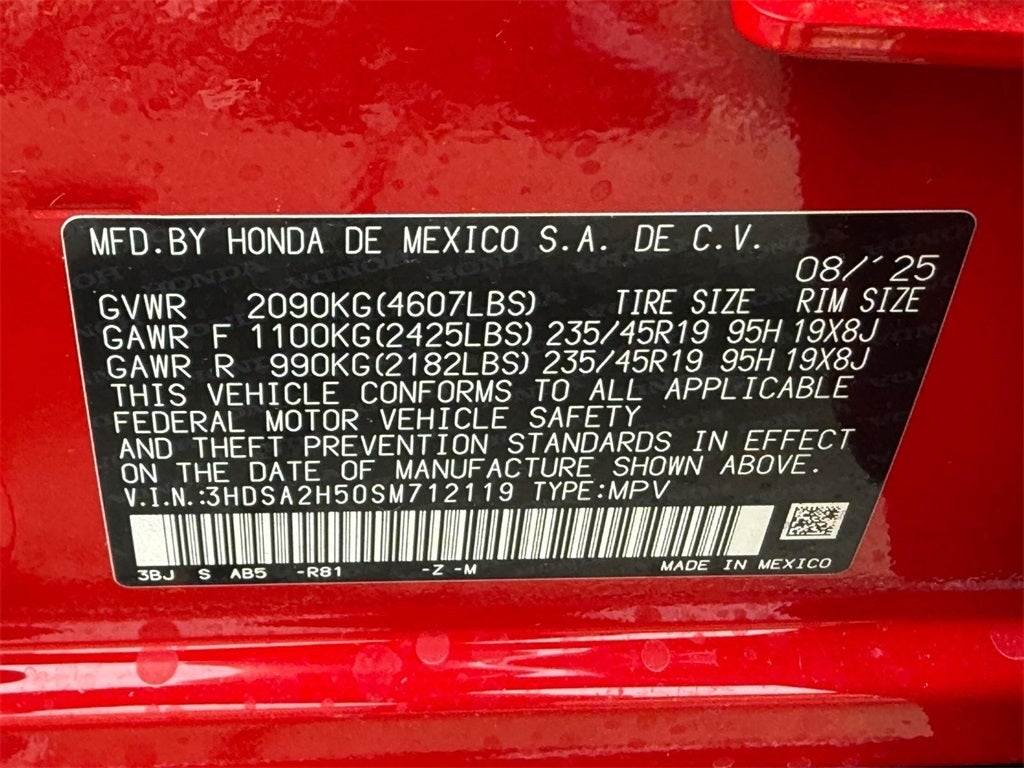 2025 Acura ADX A-Spec Package