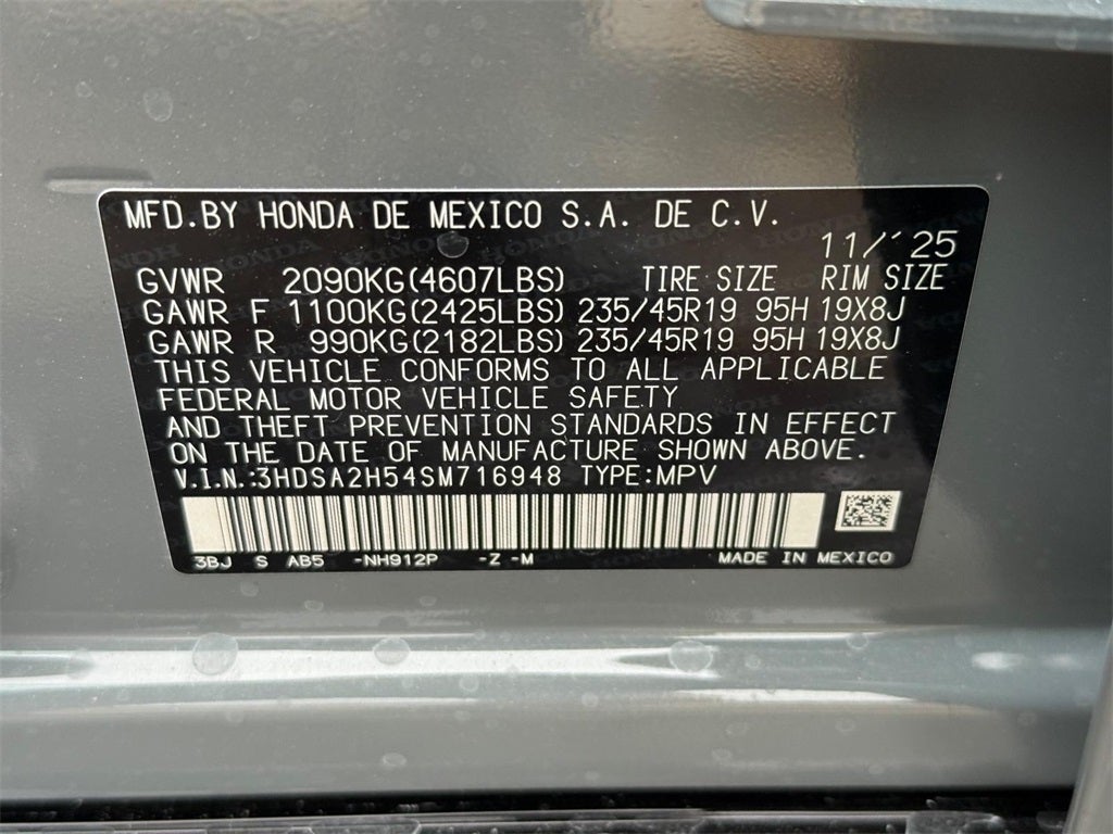 2025 Acura ADX A-Spec Package