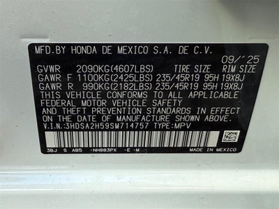 2025 Acura ADX A-Spec Package