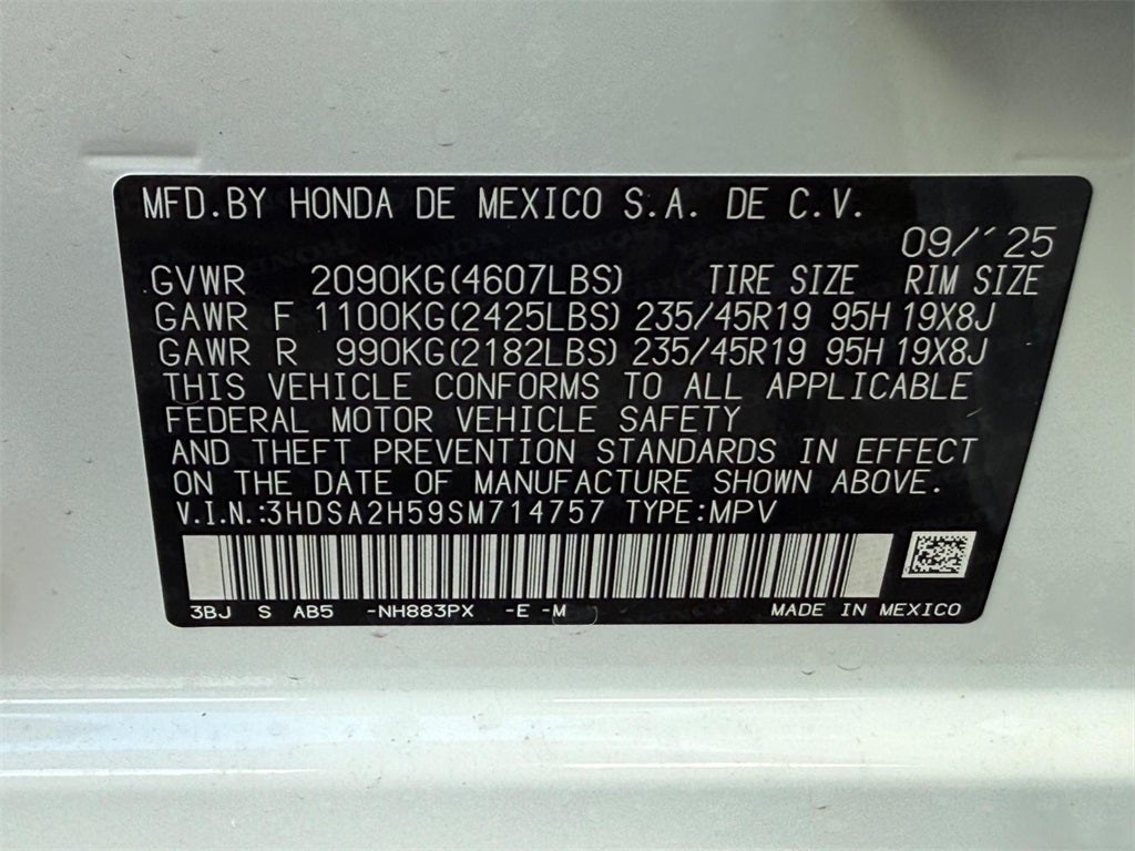 2025 Acura ADX A-Spec Package