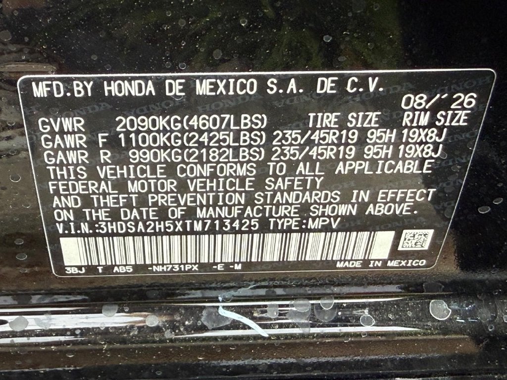 2026 Acura ADX A-Spec Package