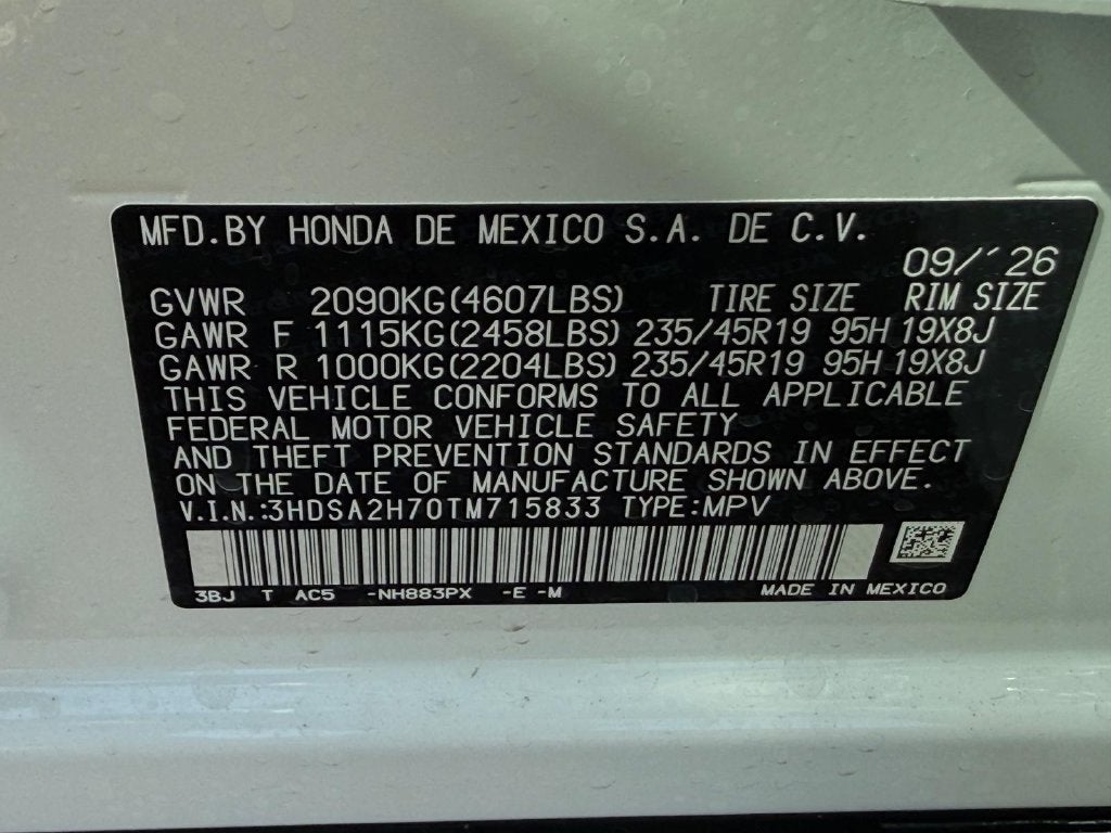 2026 Acura ADX A-Spec Advance Package