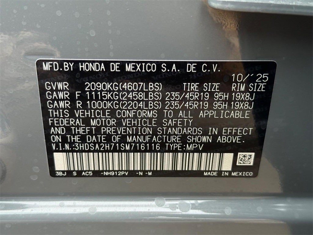 2025 Acura ADX A-Spec Advance Package