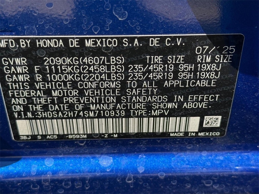 2025 Acura ADX A-Spec Advance Package