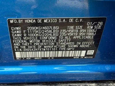 2026 Acura ADX A-Spec Advance Package