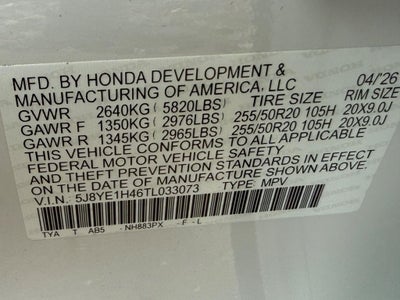 2026 Acura MDX Technology Package SH-AWD