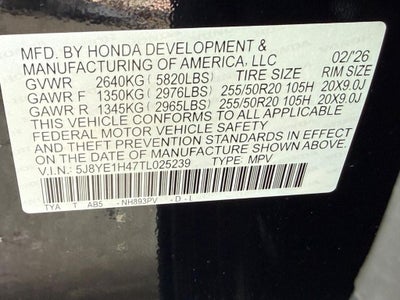 2026 Acura MDX Technology Package SH-AWD