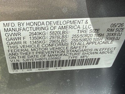 2026 Acura MDX Advance Package SH-AWD