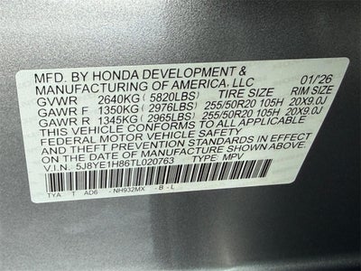 2026 Acura MDX Advance Package SH-AWD